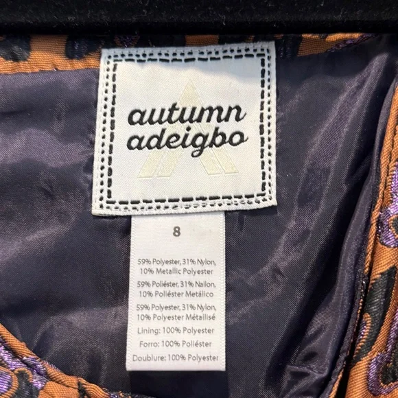 Autumn Adeigbo Makenna Brocade Cutout Dress – Custom Tailored Size 2-4 - Picture 12 of 12